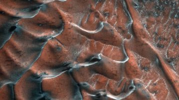Les dunes gelées de Mars